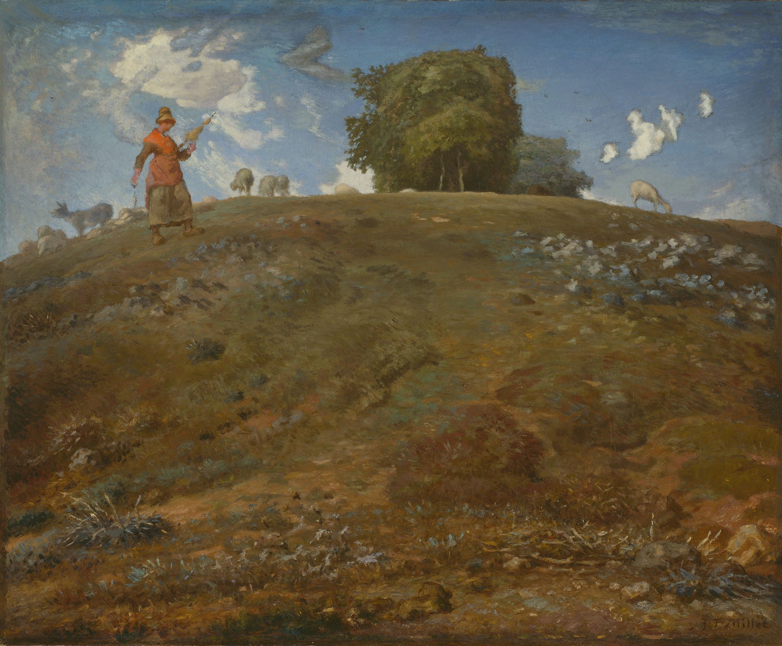 In Auvergne - Jean-François Millet