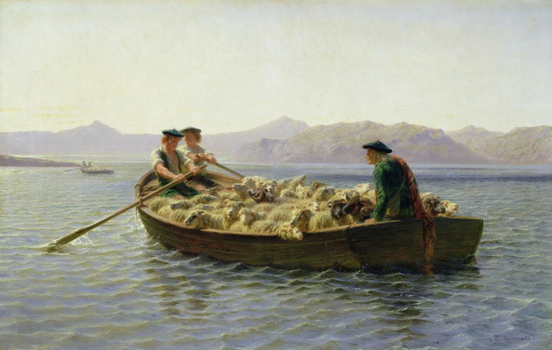In Boat - Rosa Bonheur
