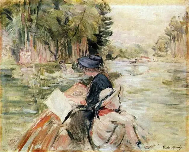 In a Boat - Berthe Morisot
