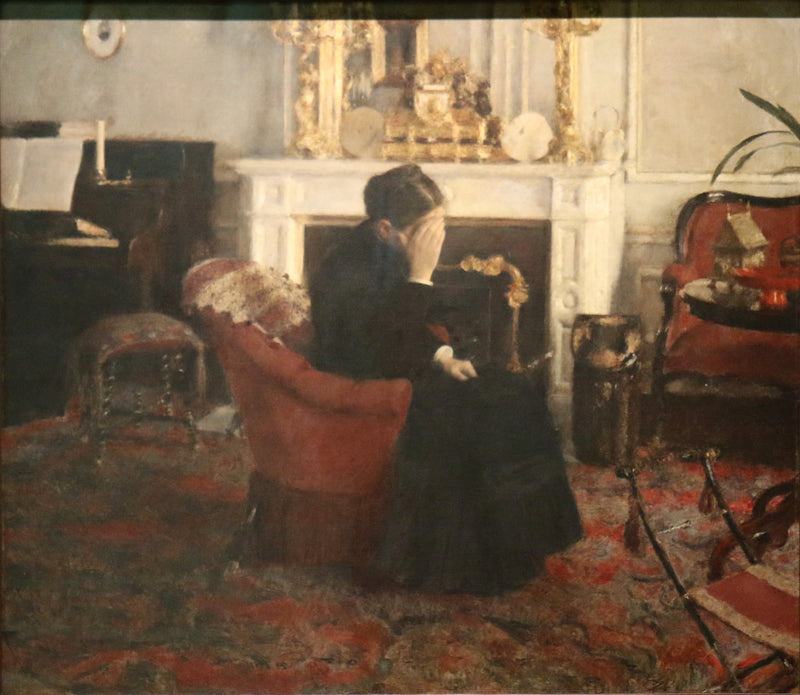Listening to Schumann - Fernand Khnopff