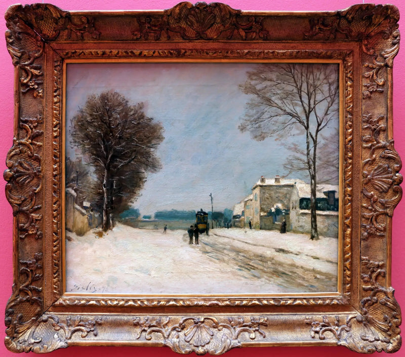 In Winter, Snow Effect - Alfred Sisley
