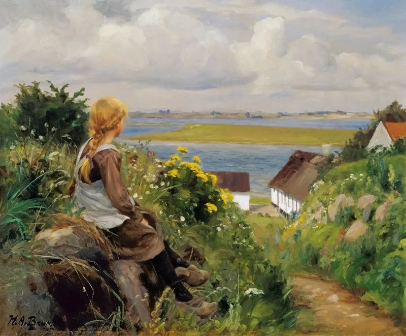 In Thought - H. A. Brendekilde