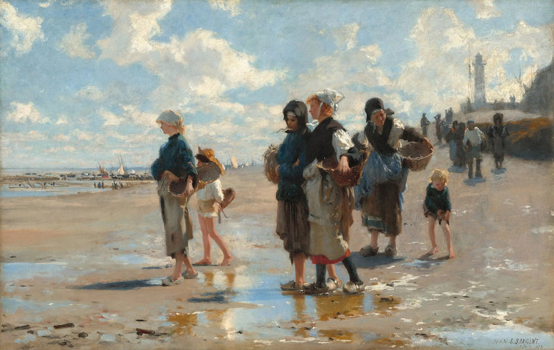 On the Way to the Fishing - John Singer Sargent