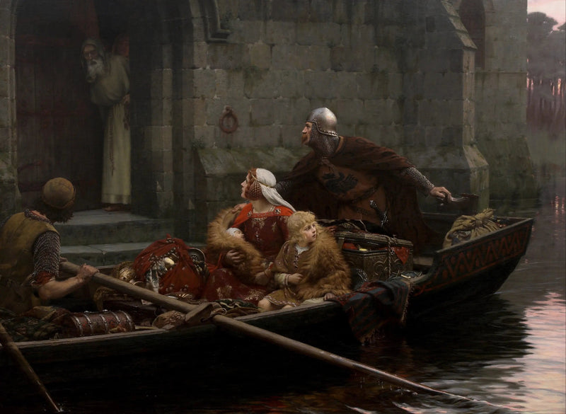 In Times of Peril - Edmund Blair Leighton