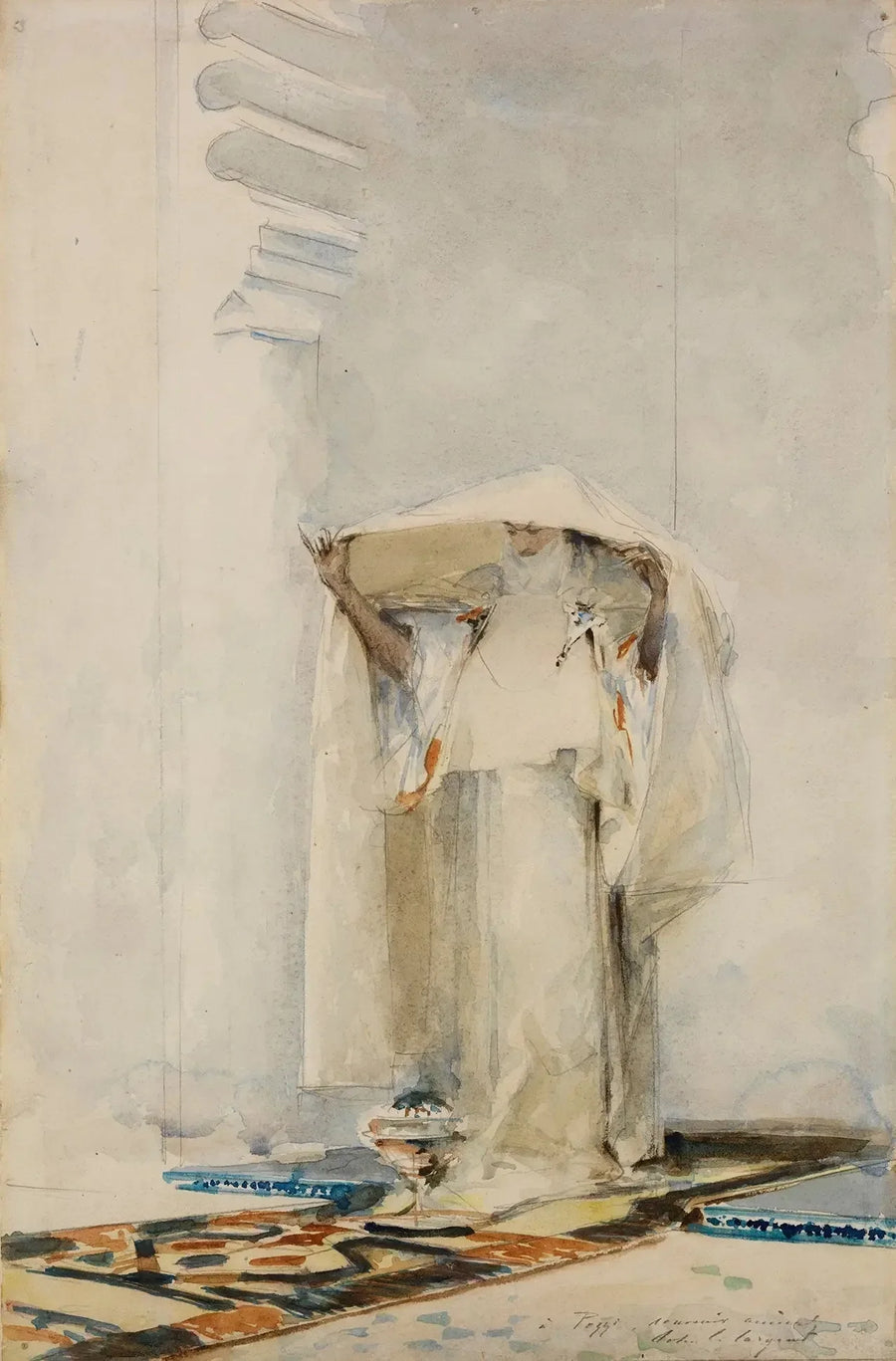 Incense the Veil - John Singer Sargent