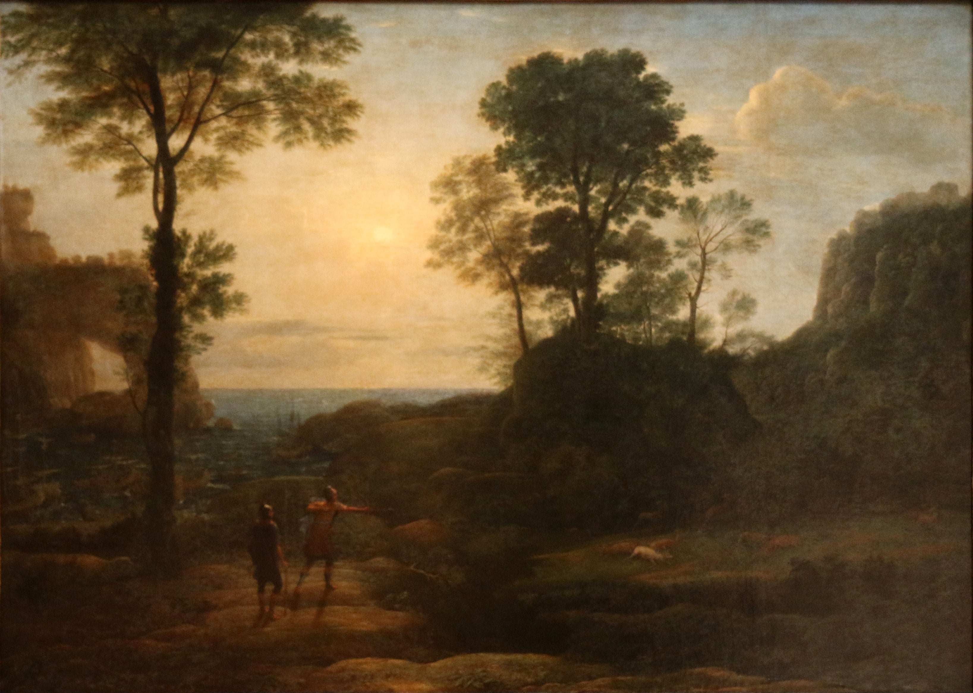 Aeneas Hunting the Deer on the Coast of Libya - Claude Lorrain