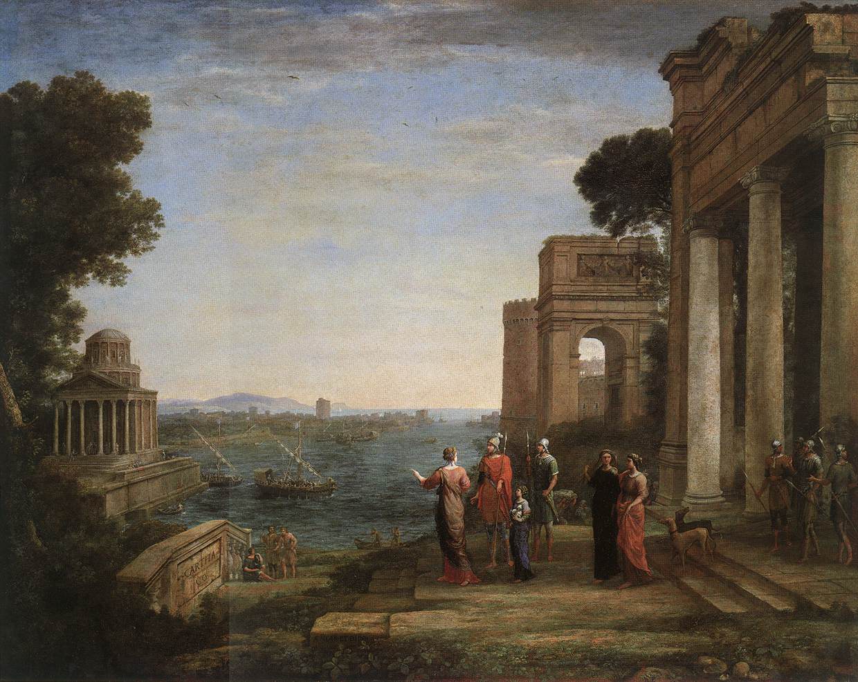 Aeneas Leaving Carthage - Claude Lorrain