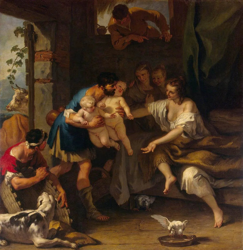 Childhood of Romulus and Remus - Sebastiano Ricci