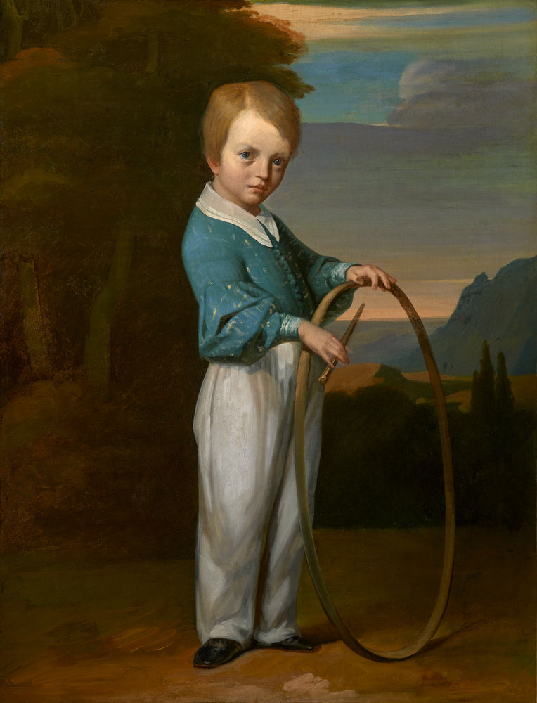 Child with Hoop (Jules Vallemont) - Jean-François Millet