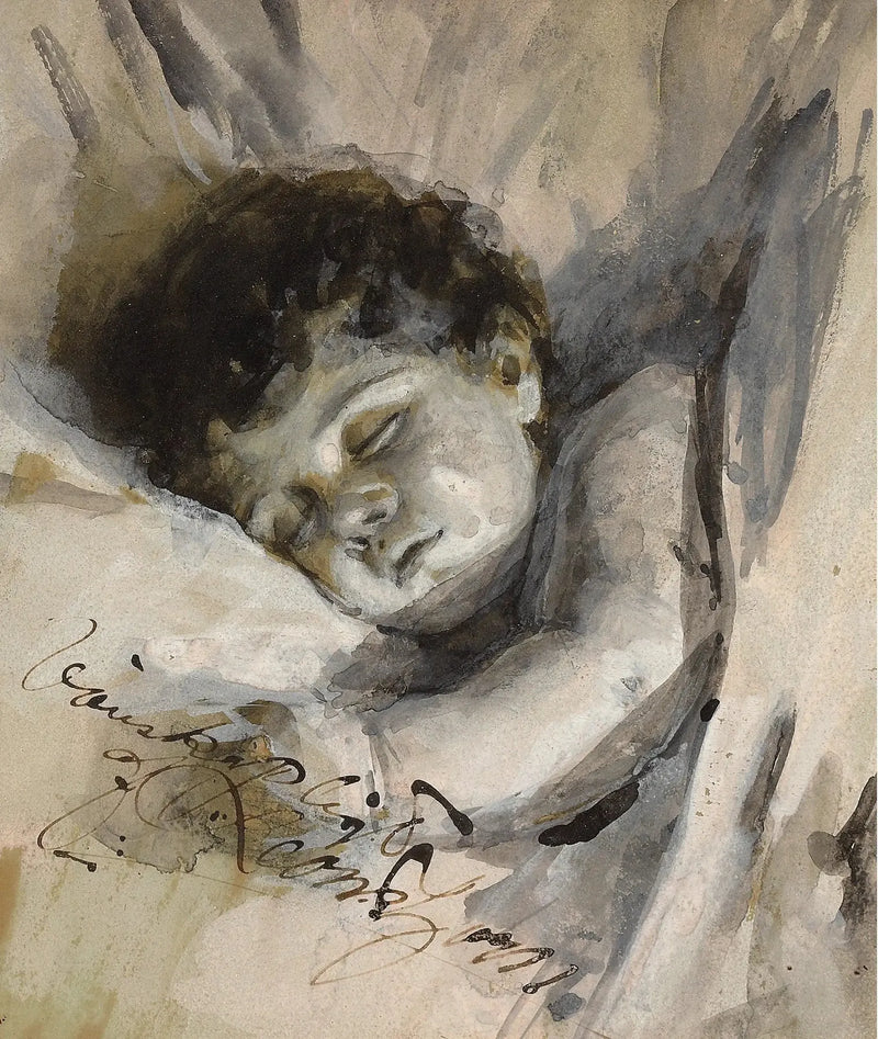 Sleeping Child - Anders Zorn