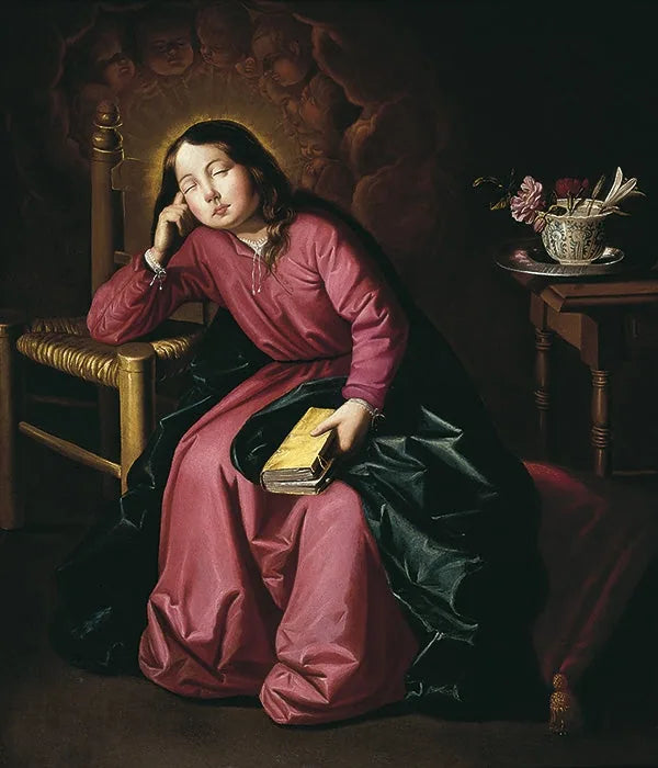 Child Virgin Sleeping - Francisco de Zurbarán