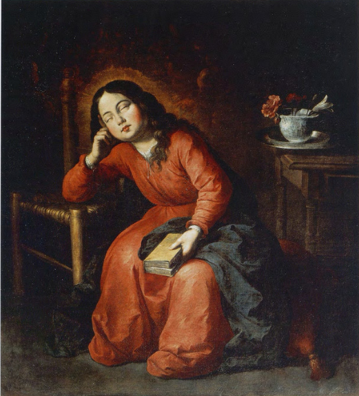 Child Virgin Sleeping - Francisco de Zurbarán