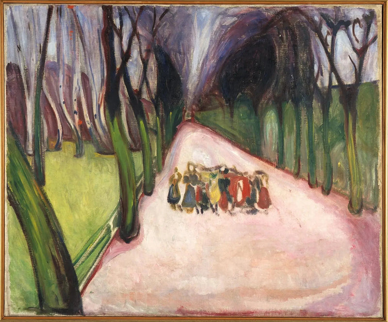 Children in the Street - Edvard Munch