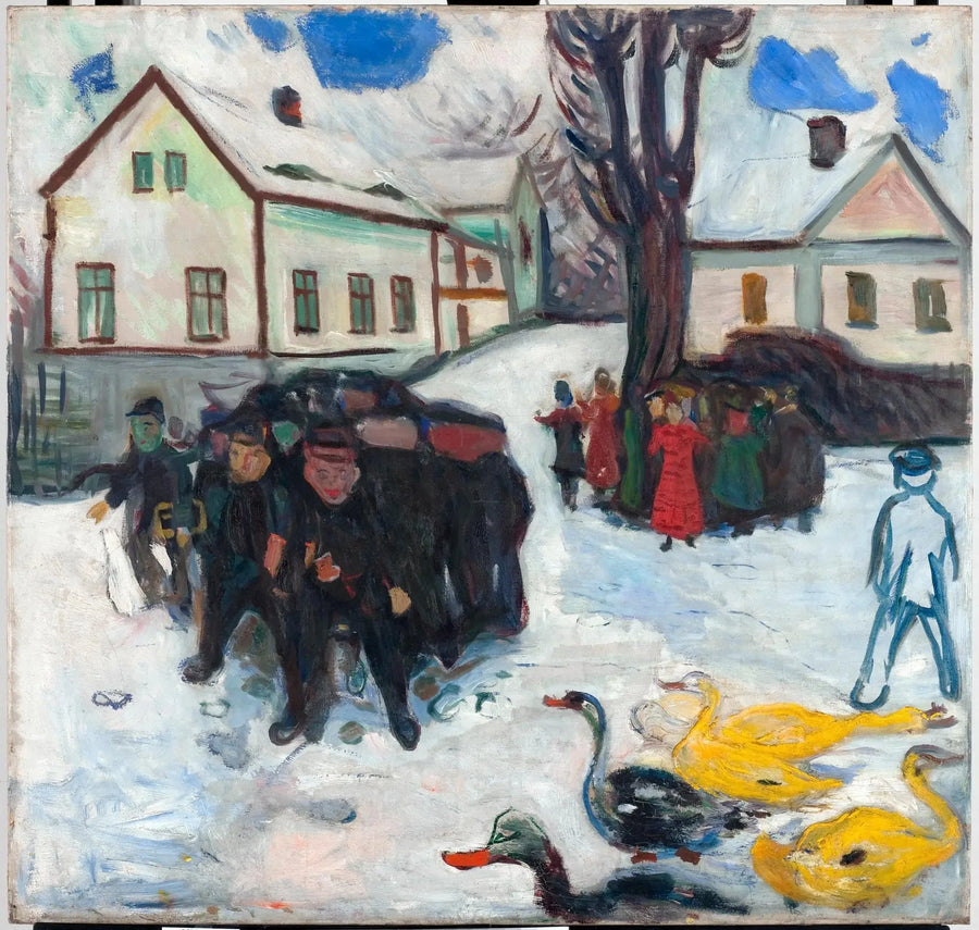 Children and Ducks - Edvard Munch