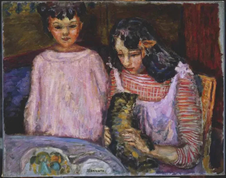 Children and Cat - Pierre Bonnard