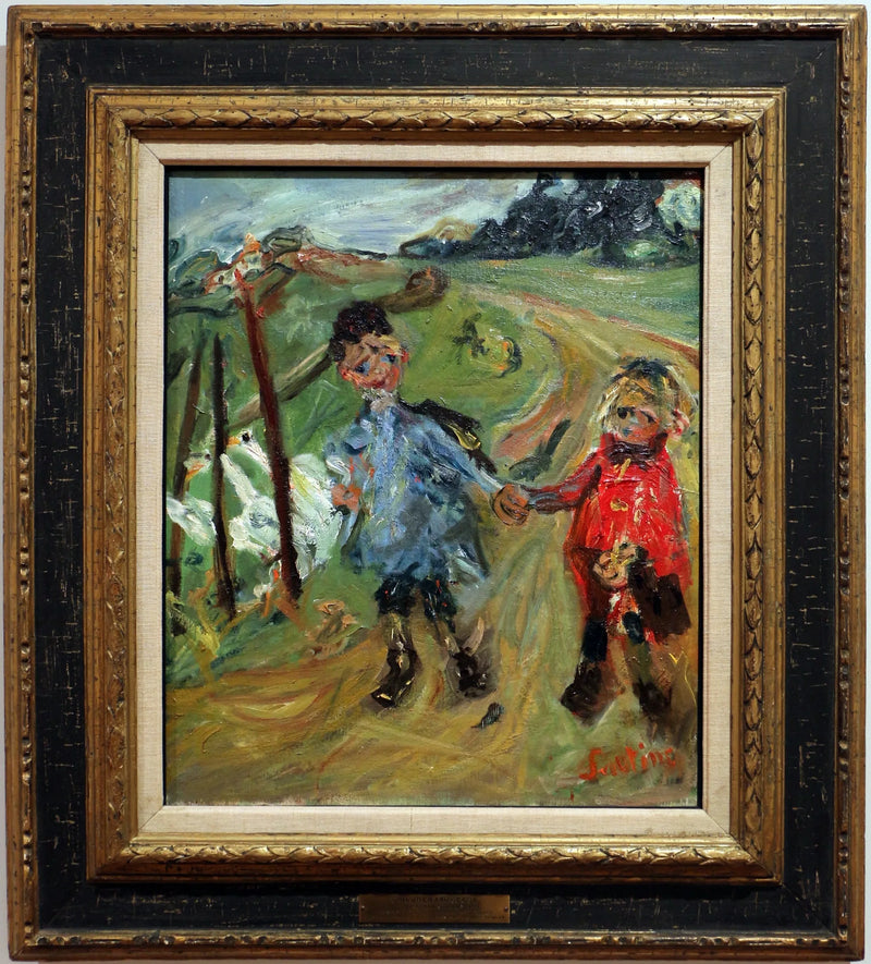 Children and Geese - Chaim Soutine
