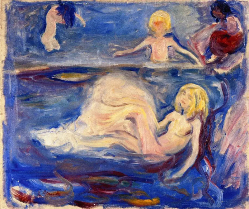 Children Bathing - Edvard Munch
