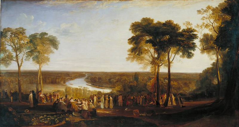 England: Richmond Hill, on the Prince Regent's Birthday - J. M. W. Turner