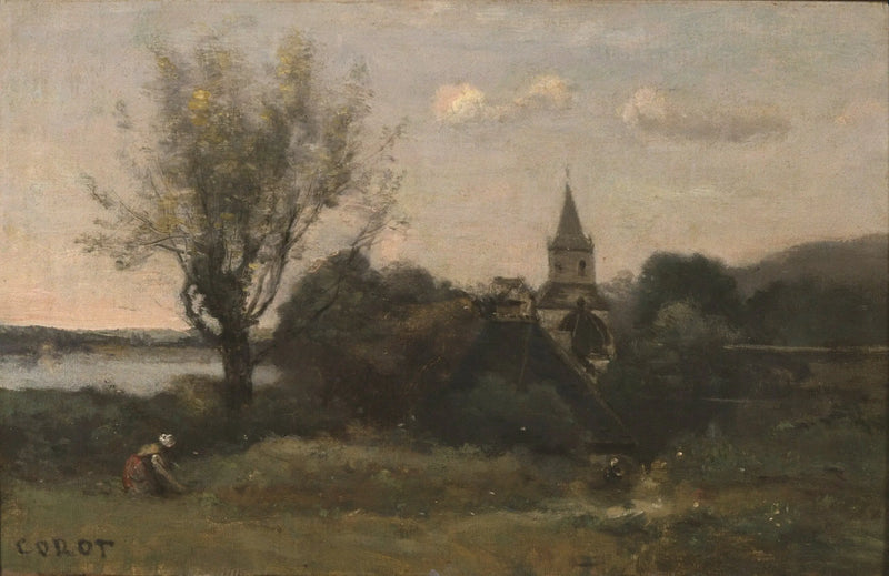 Ennery near Auvers - Jean-Baptiste Camille Corot