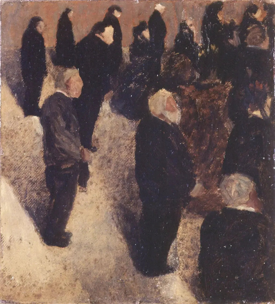 Burial, Brittany - Félix Vallotton