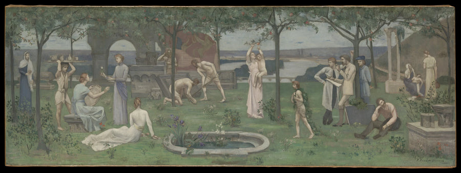 Entre les arts et la nature - Pierre Puvis de Chavannes
