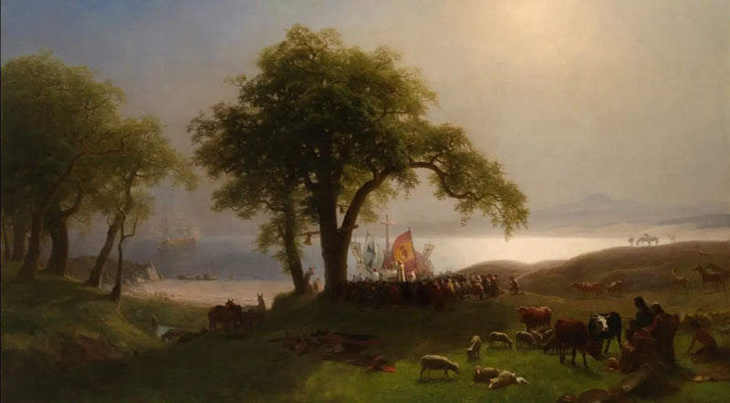 Entrance at Monterey - Albert Bierstadt