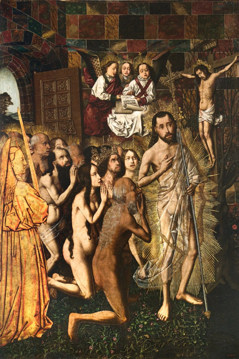Entry to Paradise and Vision of the Crucified - Bartolomé Bermejo