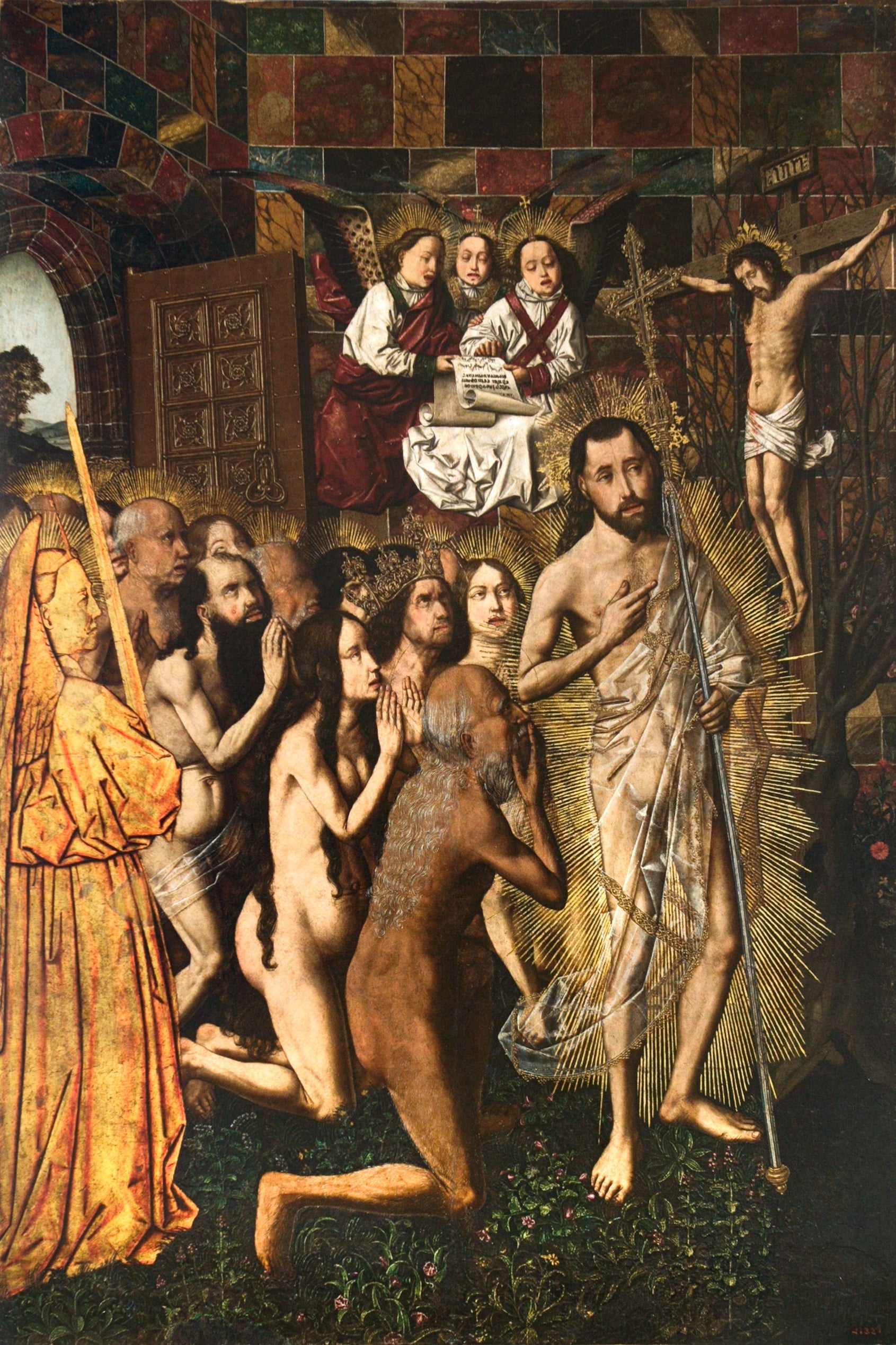 Entrée au Paradis et vision du Crucifié - Bartolomé Bermejo - Alpha Reproduction