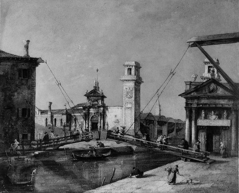Entrée de l'Arsenal, Venice - Francesco Guardi