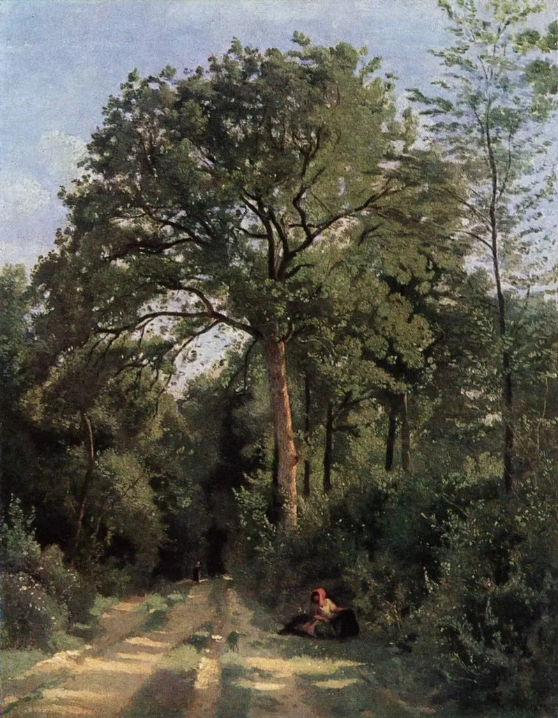 Wood Entrance at Ville d'Avray - Jean-Baptiste Camille Corot