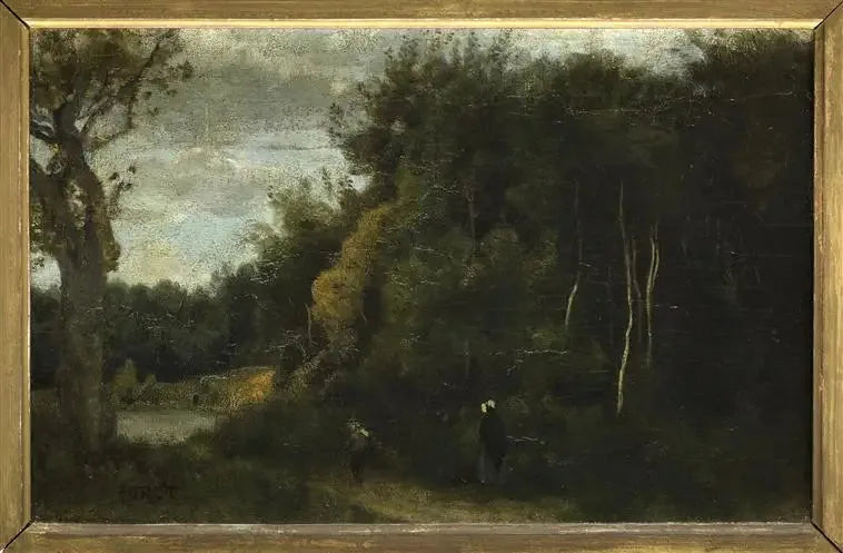 Wood Entrance at Ville-d'Avray - Jean-Baptiste Camille Corot