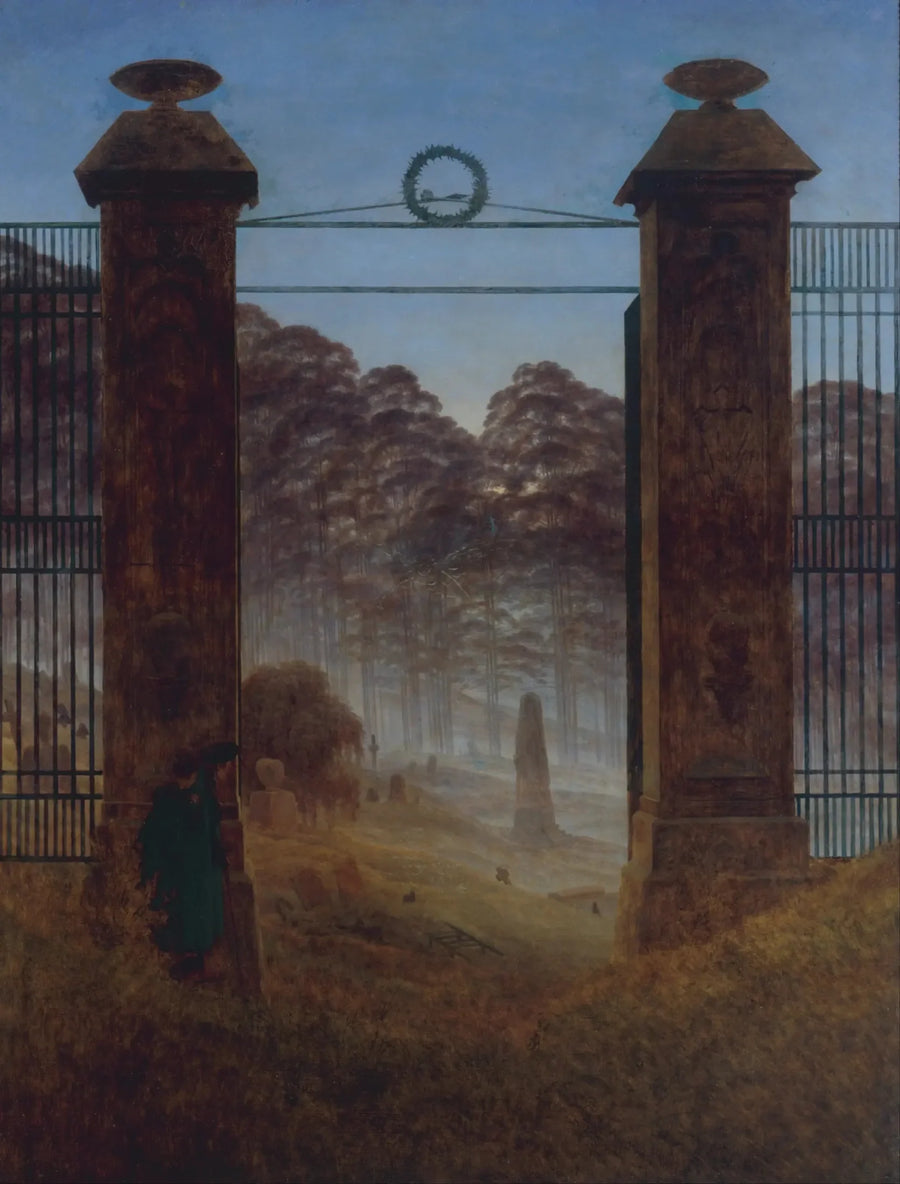 Cemetery Entrance - Caspar David Friedrich