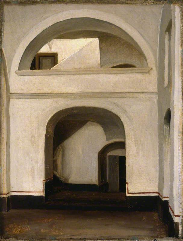Entrance of a house, Capri - Frederic Leighton