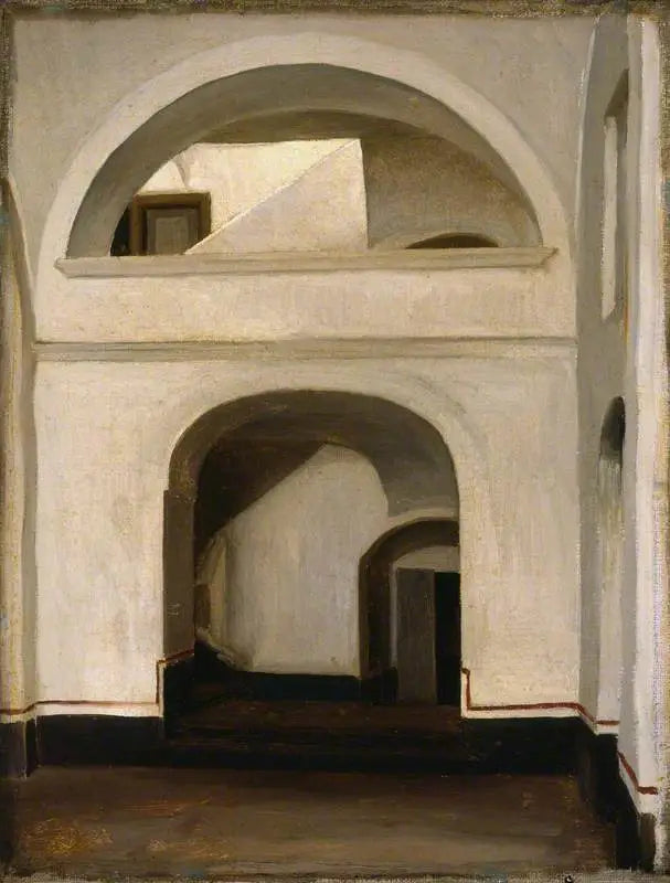 Entrance of a house, Capri - Frederic Leighton