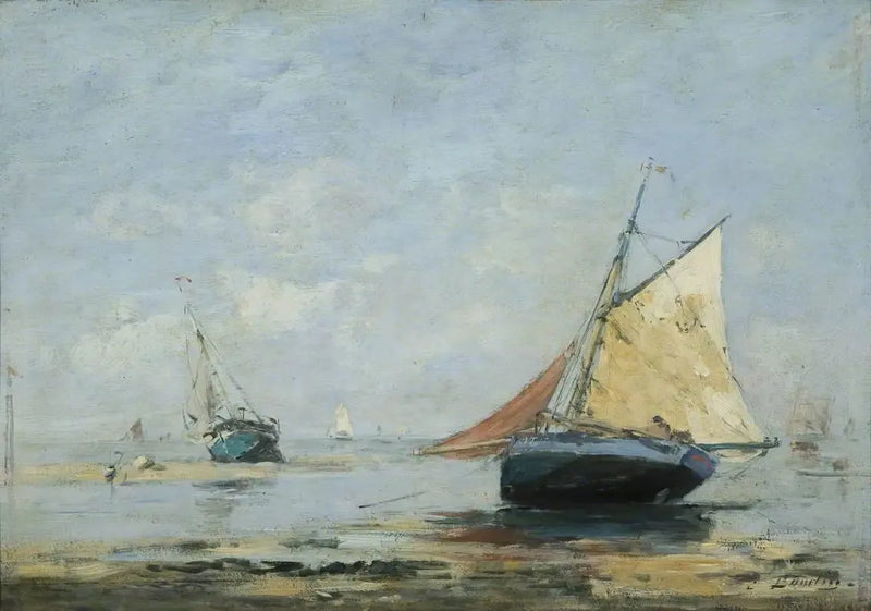 Surroundings of Trouville - Eugène Boudin