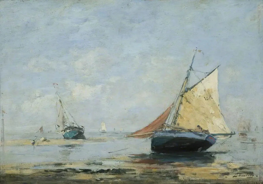 Surroundings of Trouville - Eugène Boudin