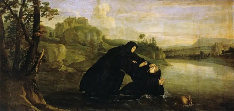 Episodes of the Life of Saint Benedict: Placide Removed from the Water by Brother Maur - Philippe de Champaigne