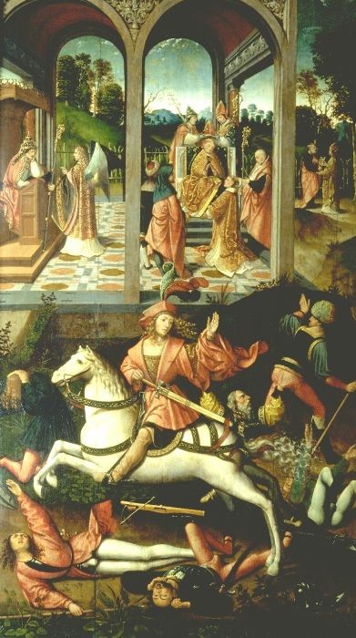 Episodes of the Life of Saint Hubert of Lithuania - Jacob Cornelisz van Oostsanen