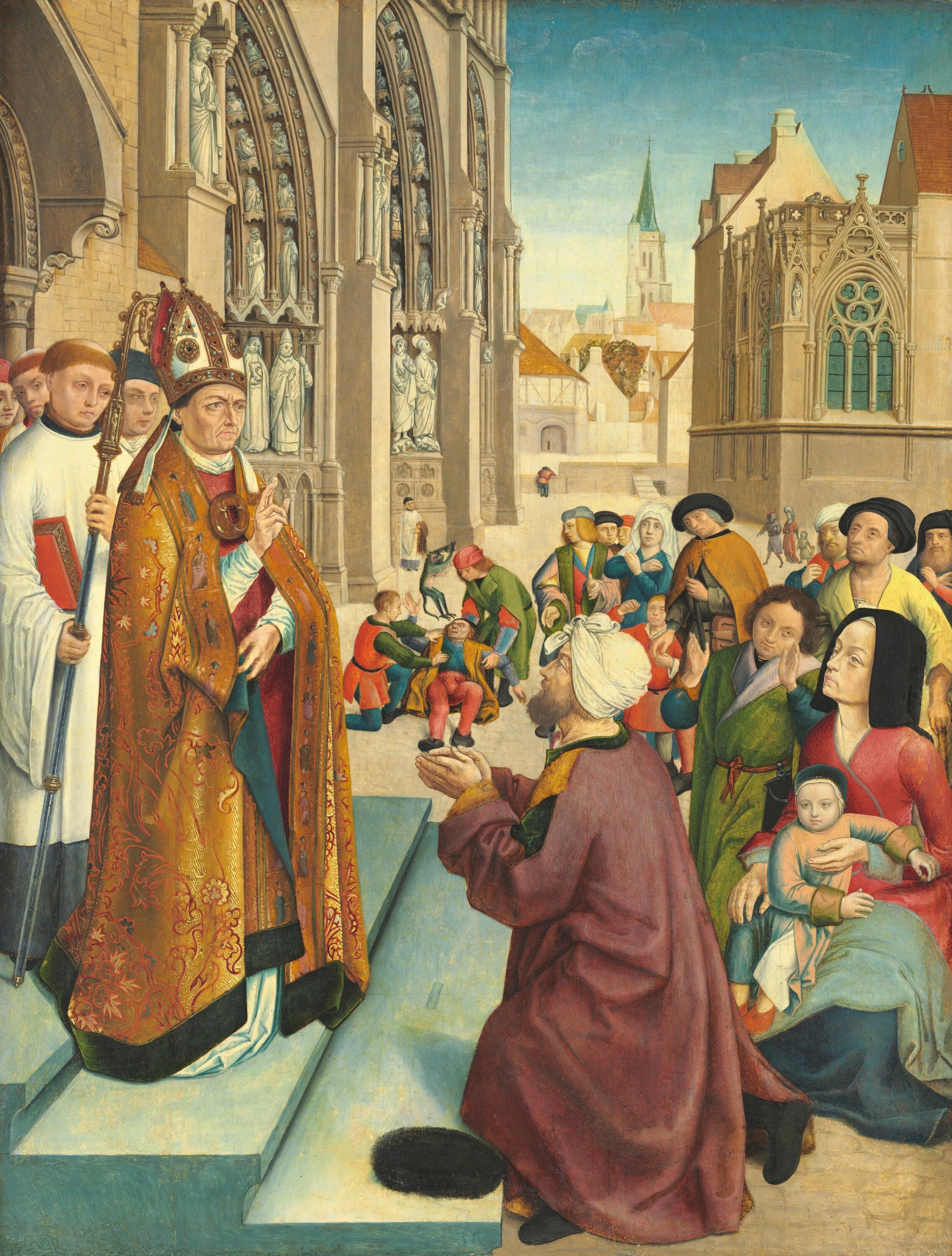 Épisodes de la vie d'un saint évêque - Master of Saint Giles