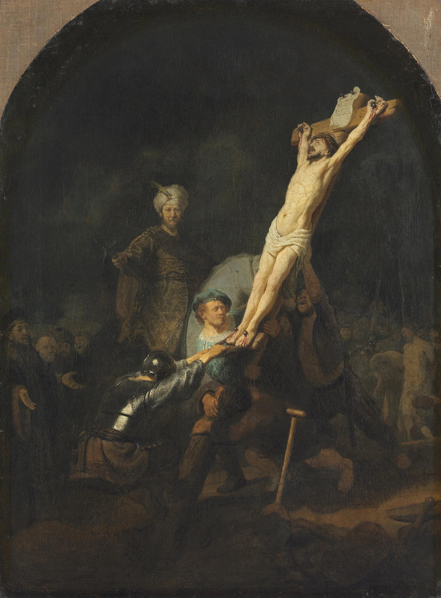 The Elevation of the Cross - Rembrandt