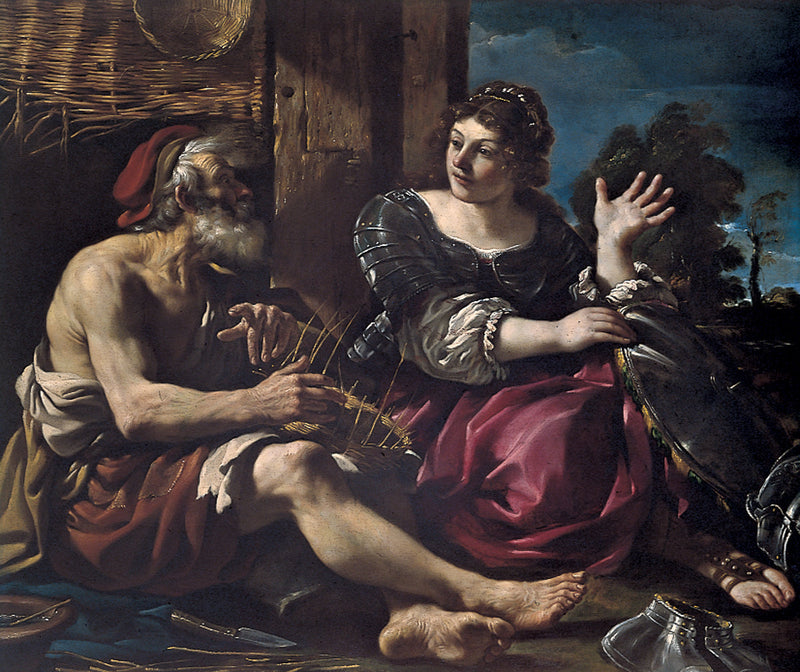 Erminia and the Shepherd - Guercino