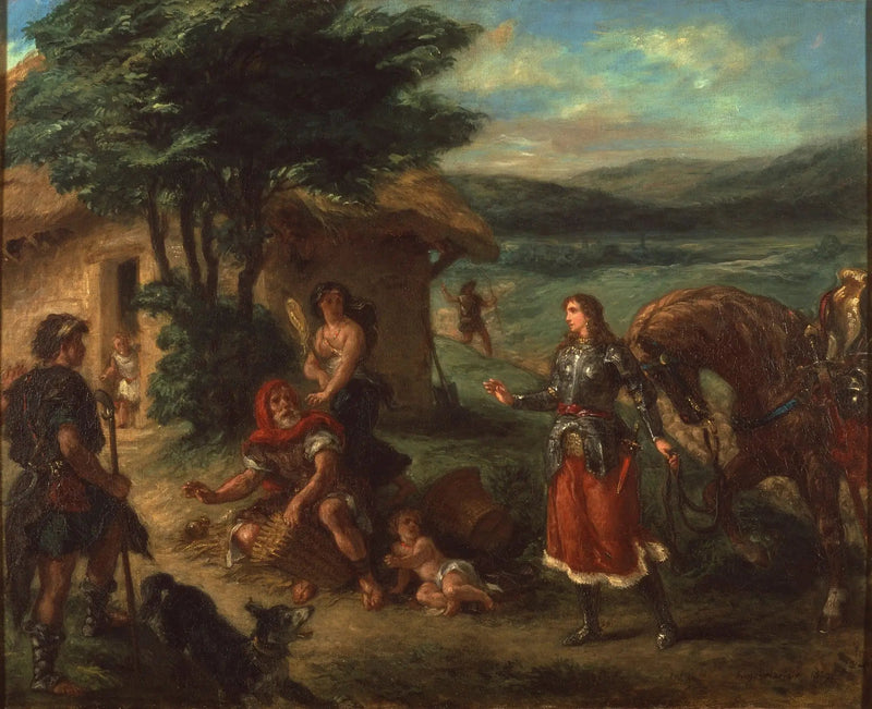 Erminia and the Shepherds - Eugène Delacroix