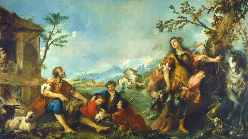 Erminia and the Shepherds - Francesco Guardi