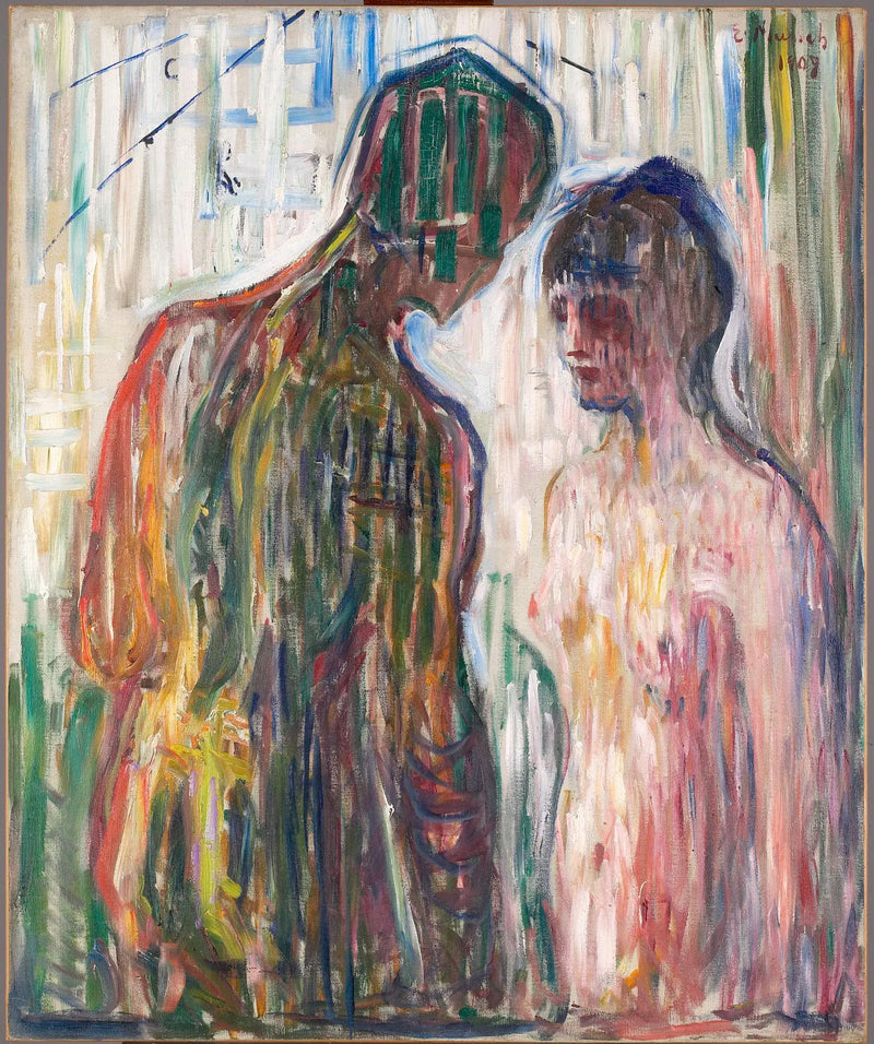 Eros and Psyche - Edvard Munch