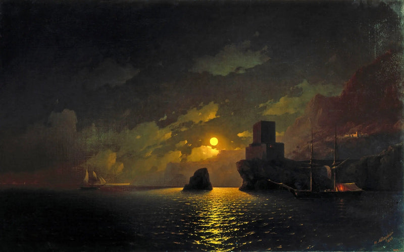 Russian Squadron at the Sevastopol Road - Ivan Aivazovsky