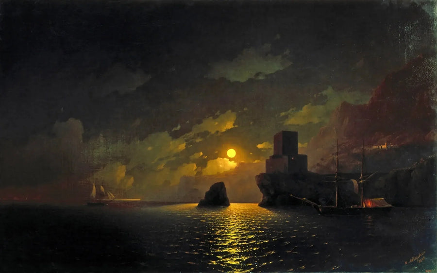 Russian Squadron at the Sevastopol Road - Ivan Aivazovsky