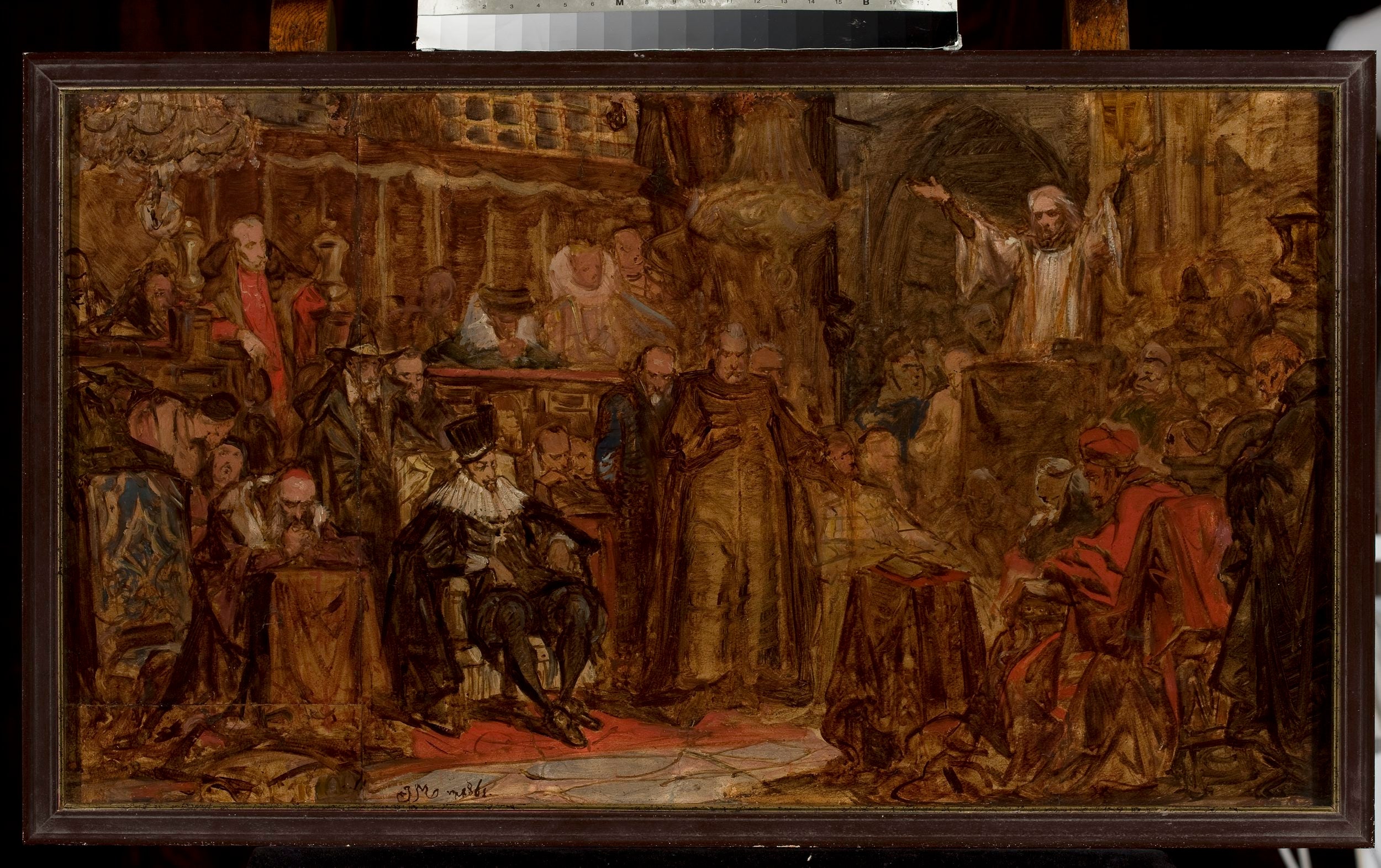 Sketch of the "Sermon of Skarga" - Jan Matejko