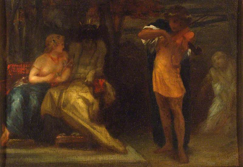 Color Sketch for "The Triumph of Music" - Frederic Leighton