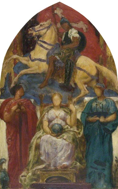 Sketch for composition - Frederic Leighton