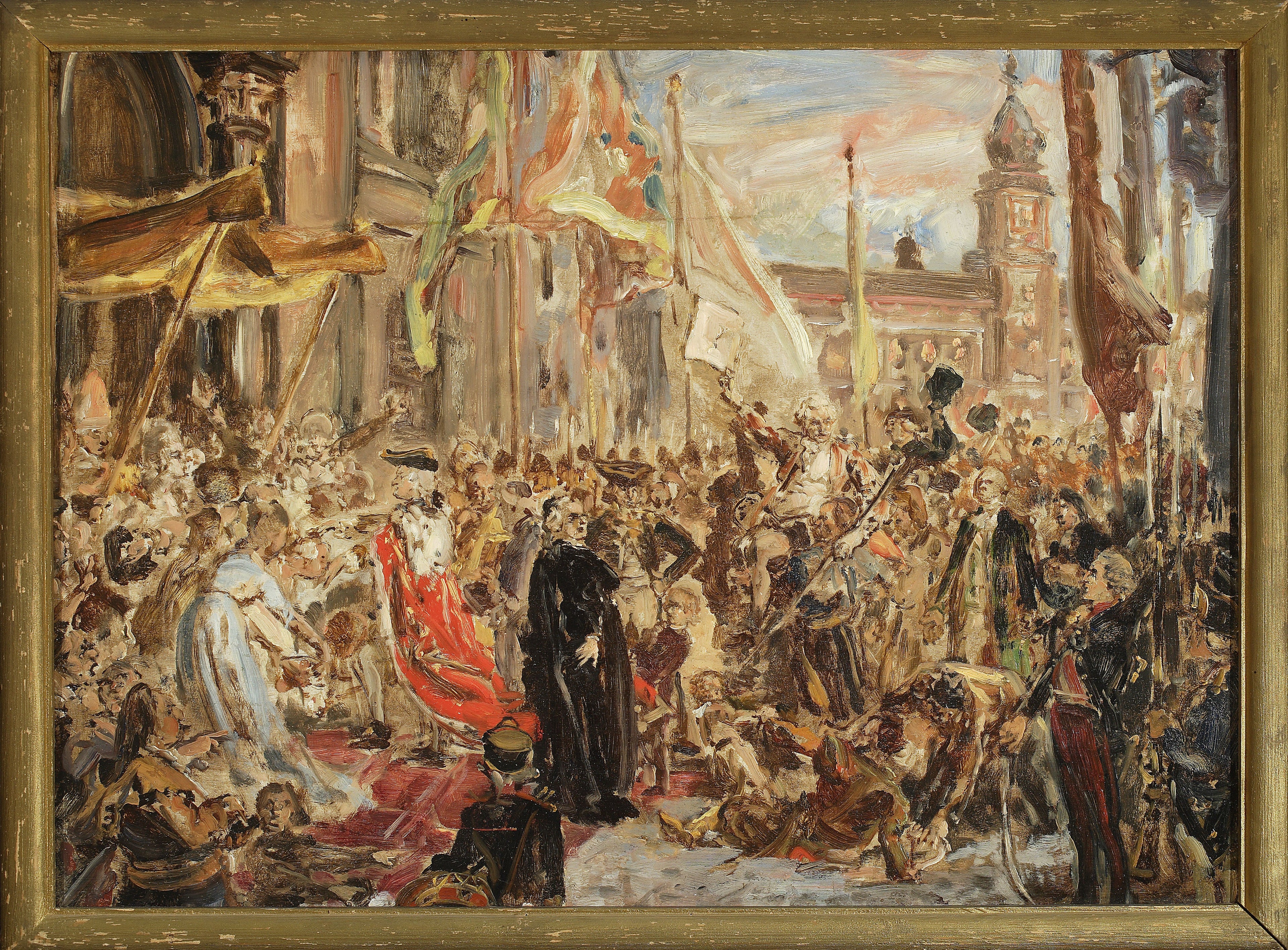 Sketch for the painting « Constitution of May 3rd » - Jan Matejko